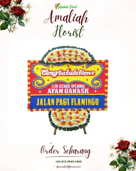 Sewa Papan Bunga Kota Karang Raya